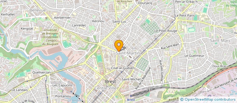 localisation de l'entreprise GESTION PLUS ELIXIR II à BREST