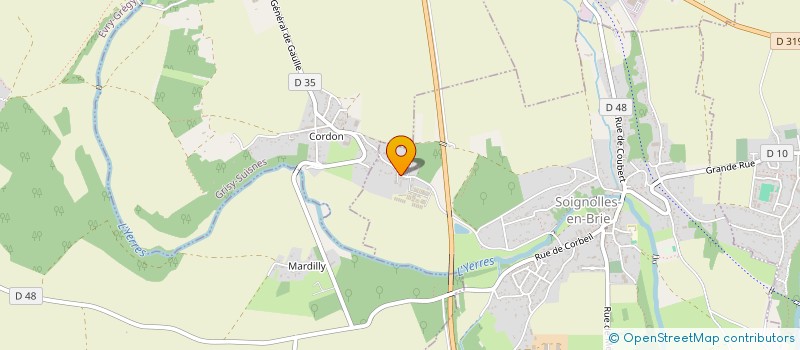 localisation de l'entreprise GESTION POINT-CHAUD  SOIGNOLLES-EN-BRIE