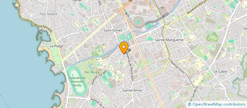 localisation de l'entreprise GESTION POUR AIDE AU LOGEMENT ET ACCUEIL à MARSEILLE