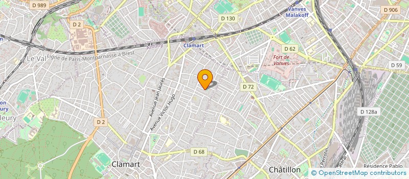 localisation de l'entreprise GESTION POUR LES ENTREPRISES DES FONCTIONS FINANCIERES ET INFORMATIQUES à CLAMART