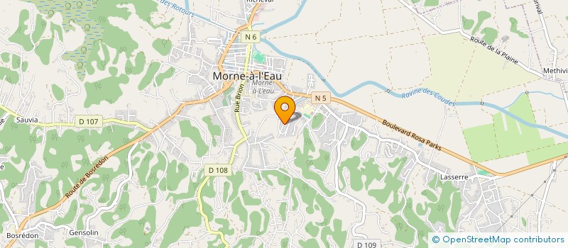 localisation de l'entreprise GESTION POUR SERVICES S.A.S.U à MORNE A L'EAU
