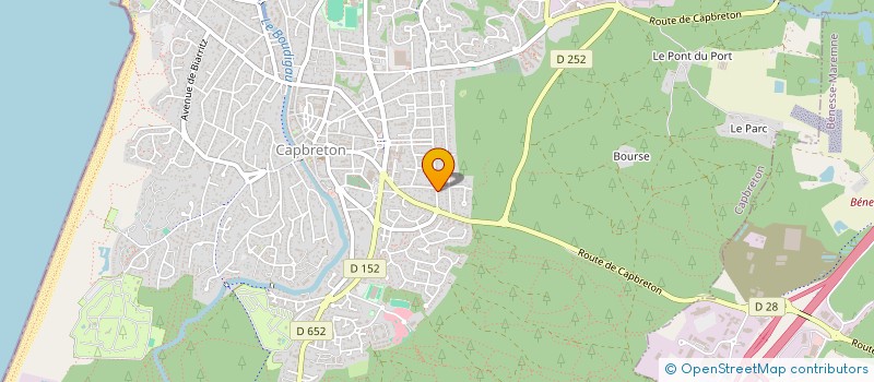 localisation de l'entreprise GESTION PRIVEE 541  CAPBRETON