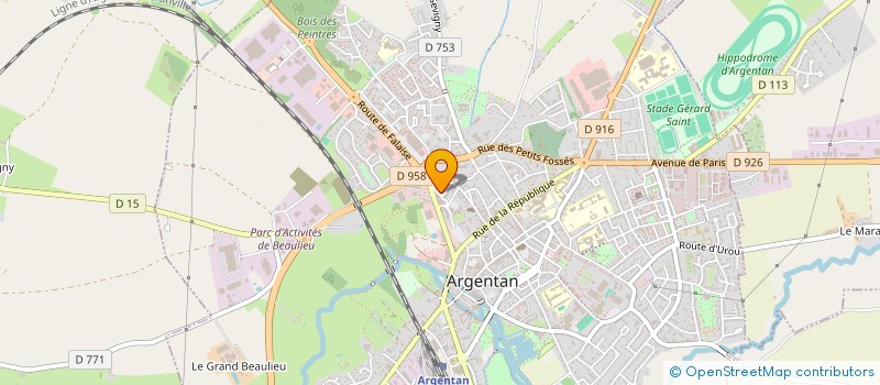 localisation de l'entreprise GESTION PRO  ARGENTAN