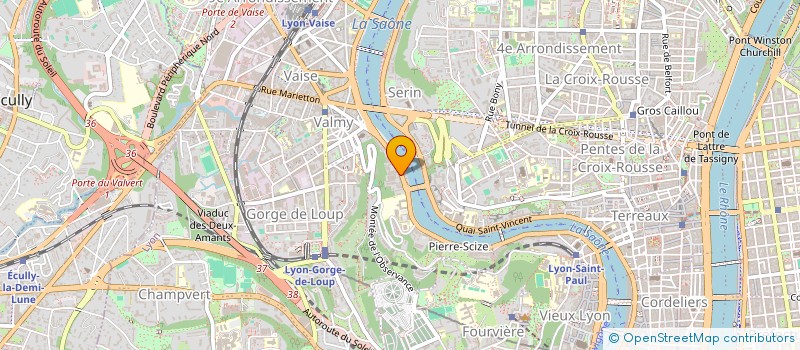 localisation de l'entreprise GESTION PROJET INGENIERIE  LYON