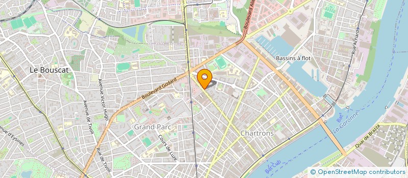 localisation de l'entreprise GESTION PUBLIC à BORDEAUX