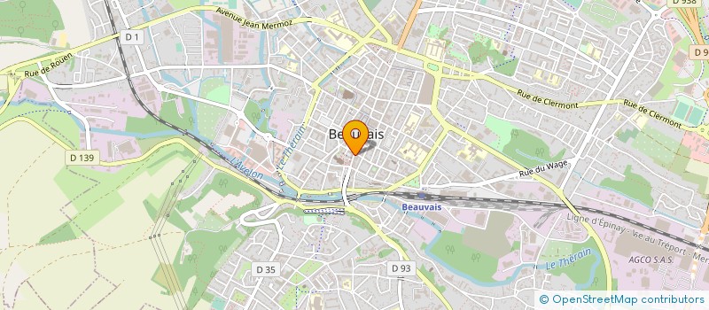 localisation de l'entreprise GESTION RATIONELLE TRAITEM INFORMATIQUE à BEAUVAIS