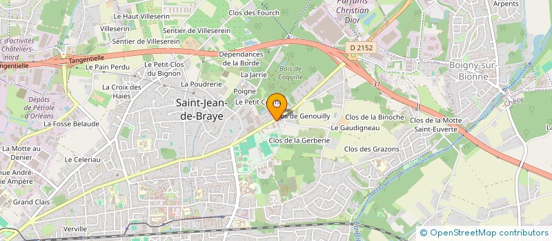 localisation de l'entreprise GESTION REGULATION FINANCES à SAINT-JEAN-DE-BRAYE