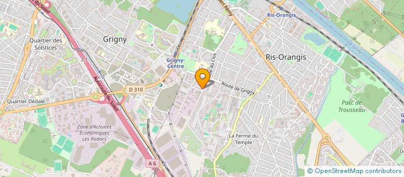 localisation de l'entreprise GESTION RELAIS SECRETARIAT SERVICES à RIS-ORANGIS