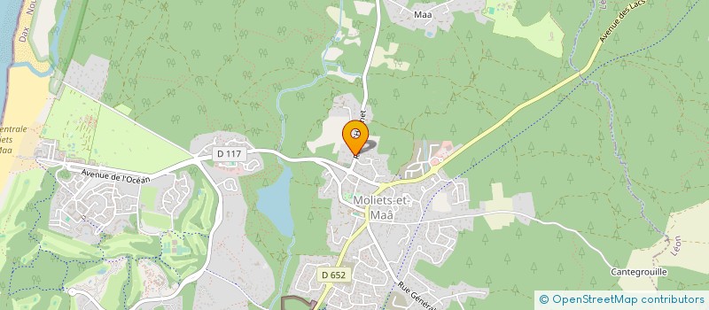 localisation de l'entreprise GESTION RESTAU ET DECOUVERTE AQUITAINE  MOLIETS-ET-MAA