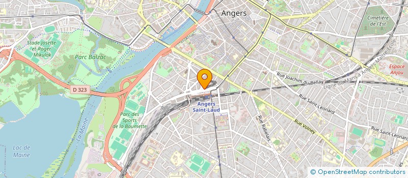 localisation de l'entreprise GESTION SABOT à ANGERS