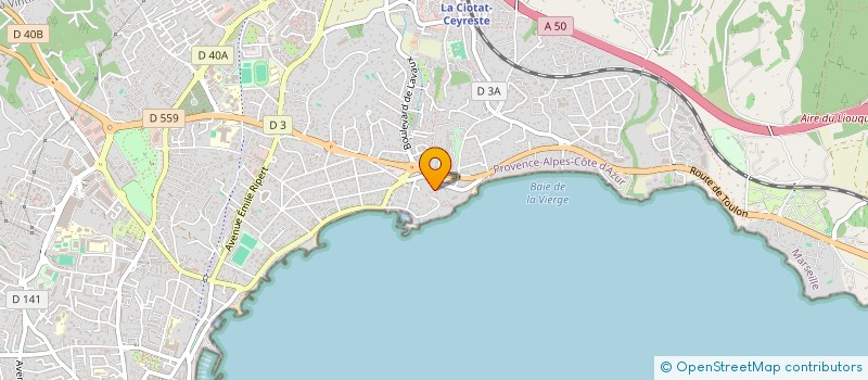 localisation de l'entreprise GESTION SAINT JEAN  LA CIOTAT