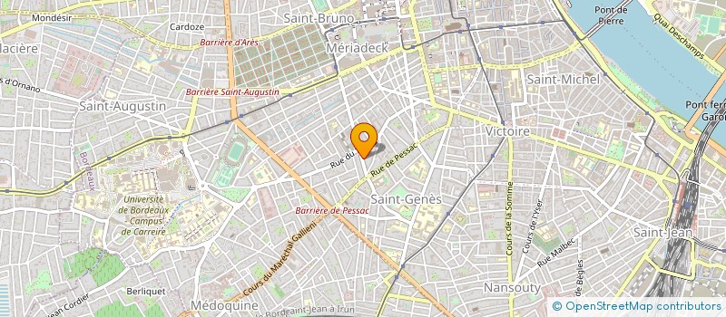localisation de l'entreprise GESTION SERVICES à BORDEAUX