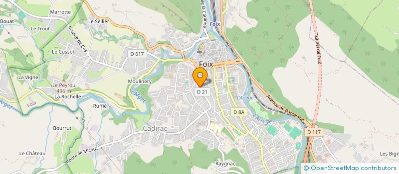 localisation de l'entreprise GESTION SOCIALE 09 à FOIX