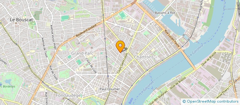 localisation de l'entreprise GESTION SOCIALE APPLIQUEE  BORDEAUX