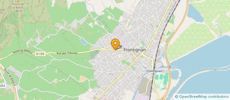 localisation de l'entreprise GESTION STRATEGIE INVESTISSEMENT FINANCE à FRONTIGNAN