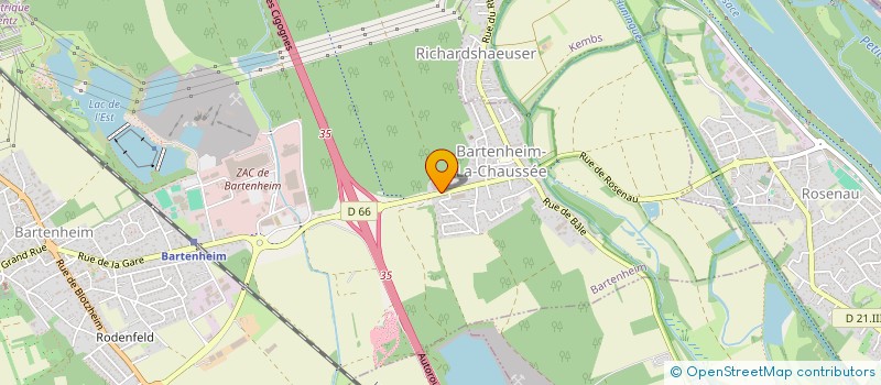 localisation de l'entreprise GESTION SYNDIC PLUS  BARTENHEIM