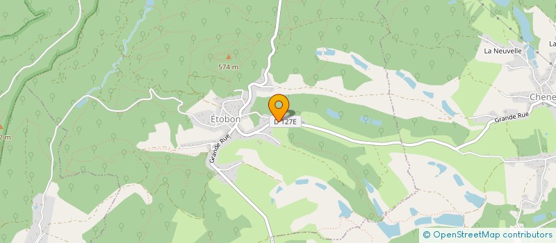 localisation de l'entreprise GESTION TECHNIQUE FINANCIERE MOUHOT  ETOBON