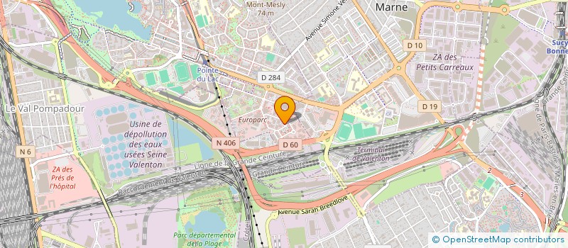 localisation de l'entreprise GESTION TECHNIQUES INFORMATIQUES  CRETEIL