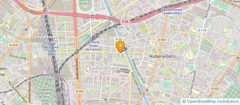 localisation de l'entreprise GESTION TEXTILE INTERNATIONALE à PARIS
