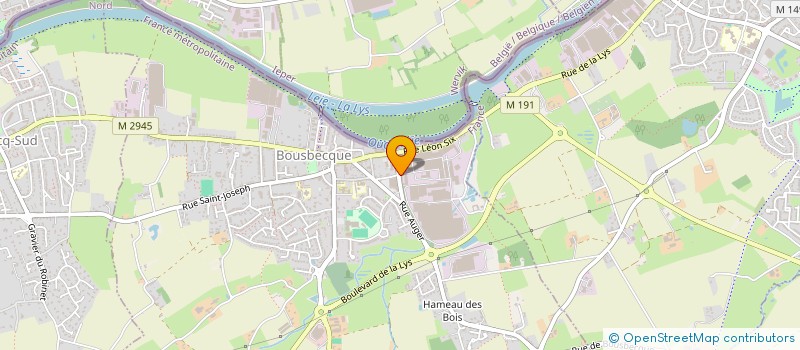 localisation de l'entreprise GESTION TRANSPORT AFFRETEMENT à BOUSBECQUE