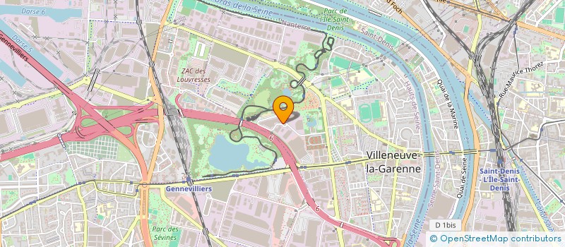 localisation de l'entreprise GESTION VENTE LOCATION à VILLENEUVE-LA-GARENNE
