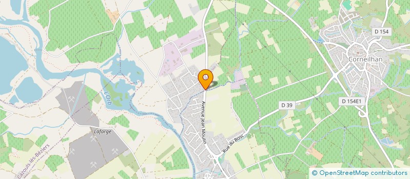 localisation de l'entreprise GESTIONCOM à THEZAN-LES-BEZIERS
