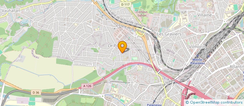 localisation de l'entreprise GESTIONDATA à PALAISEAU