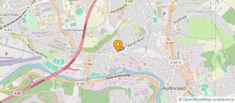 localisation de l'entreprise GESTIONE IMMOBILIARE  AUDINCOURT