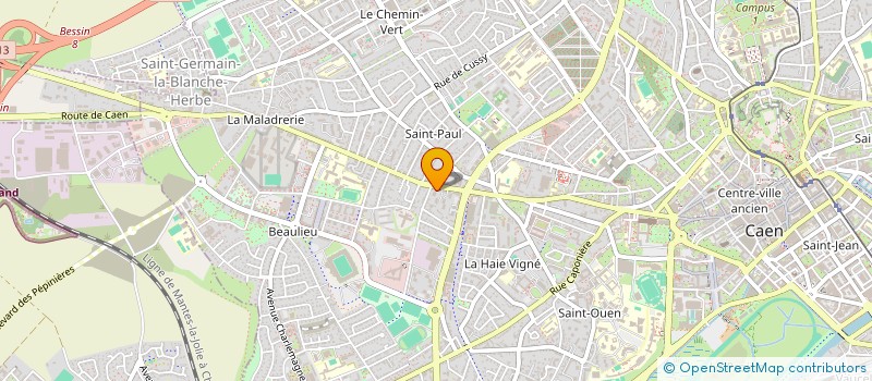 localisation de l'entreprise GESTIONN AIR à CAEN