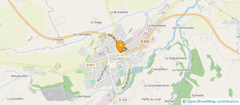localisation de l'entreprise GESTIONNAIRE INTERNAT CEG ALBERT CAMUS à TINCHEBRAY-BOCAGE