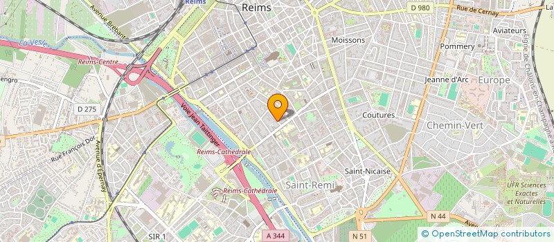 localisation de l'entreprise GESTIPIERRE à REIMS