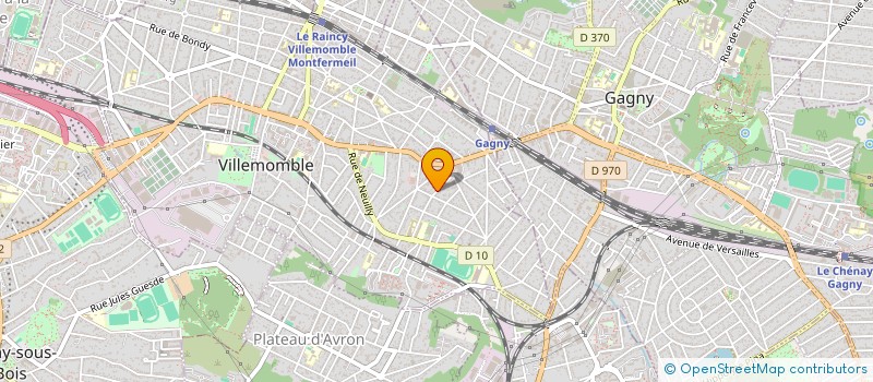 localisation de l'entreprise GESTIPROBAT à VILLEMOMBLE