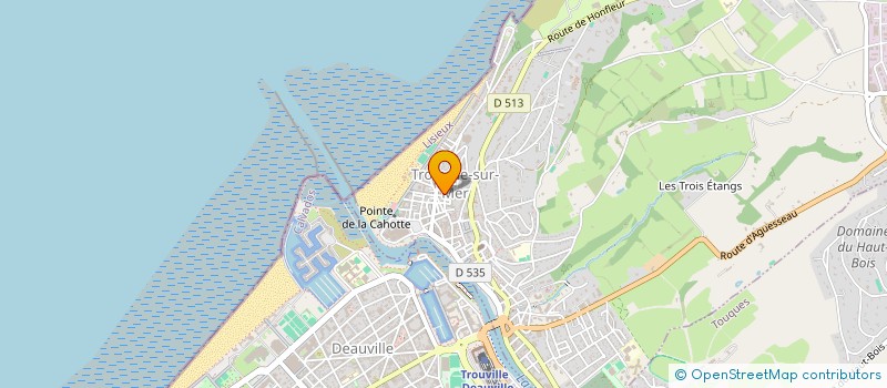 localisation de l'entreprise GESTIPRODUCTION à TROUVILLE-SUR-MER