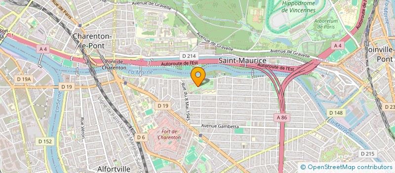 localisation de l'entreprise GESTIUM à MAISONS-ALFORT