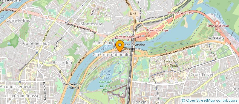 localisation de l'entreprise GESTLY à LYON