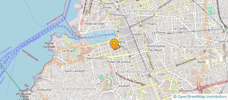 localisation de l'entreprise GESTNET AUDIT à MARSEILLE