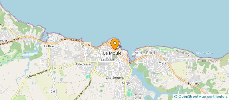 localisation de l'entreprise GESTOENOMIA à LE MOULE