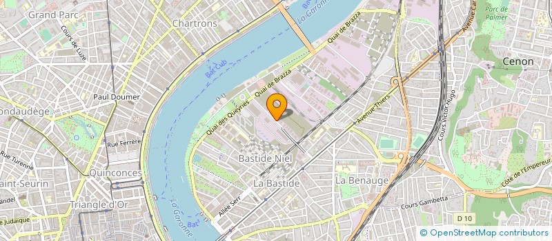 localisation de l'entreprise GESTOO à BORDEAUX