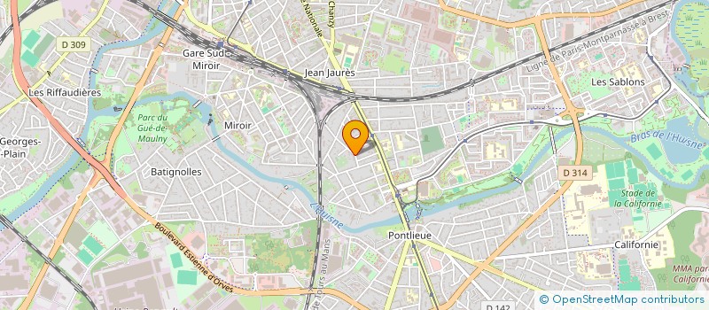 localisation de l'entreprise GESTPAY  LA SUZE SUR SARTHE