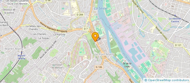 localisation de l'entreprise GESTPORTMARLY  LE PORT-MARLY