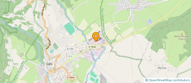 localisation de l'entreprise GESTPRO TECHNIQUE  GEX