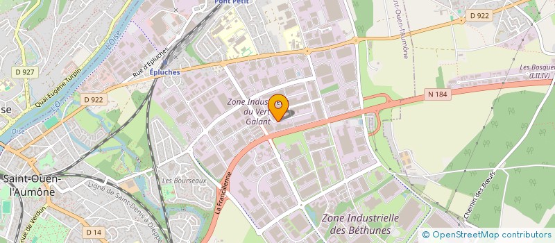 localisation de l'entreprise GESTRAL à SAINT-OUEN-L'AUMONE