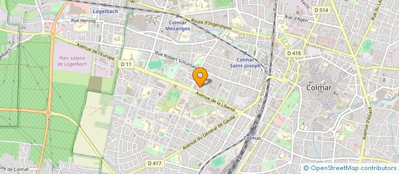 localisation de l'entreprise GESTRAS à COLMAR