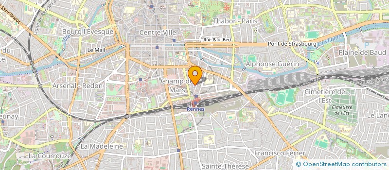 localisation de l'entreprise GESTRAT ENTREPRISES à RENNES