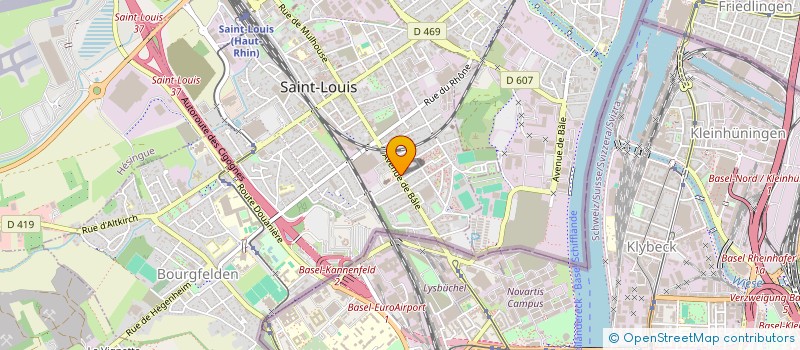 localisation de l'entreprise GESTRAV  SAINT-LOUIS