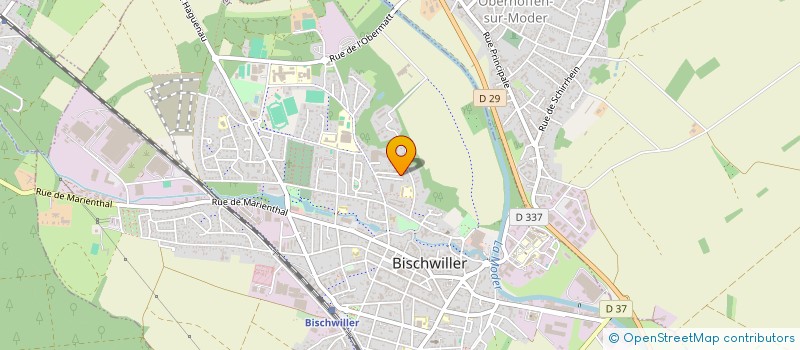 localisation de l'entreprise GESTREC  BISCHWILLER