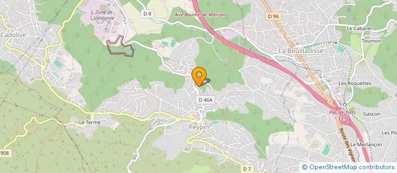 localisation de l'entreprise GESTREM  PEYPIN