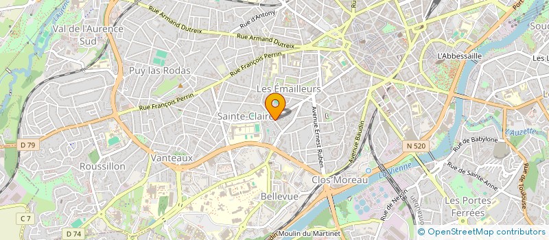 localisation de l'entreprise GESTRIM COP CLAIRE RAMADIE à LIMOGES