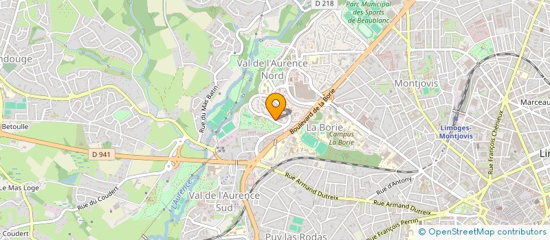 localisation de l'entreprise GESTRIM COP LE BAIL à LIMOGES