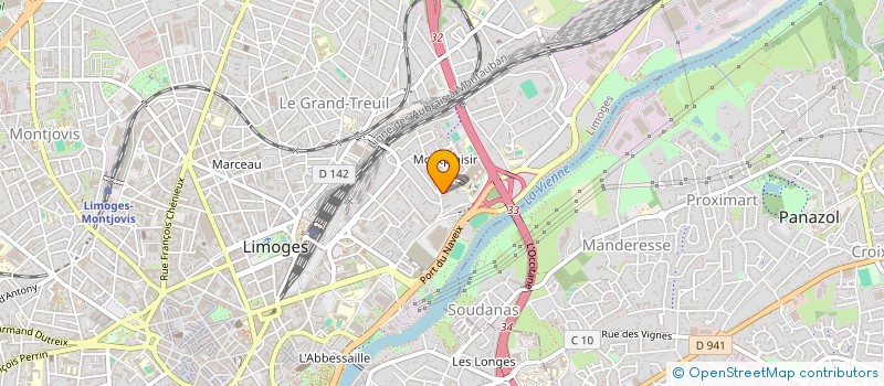 localisation de l'entreprise GESTRIM COP LE COLOMBIER à LIMOGES